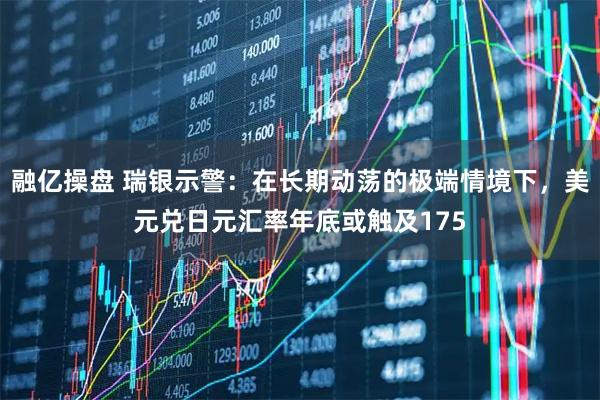 融亿操盘 瑞银示警:在长期动荡的极端情境下,美元兑日元汇率年底或触及175
