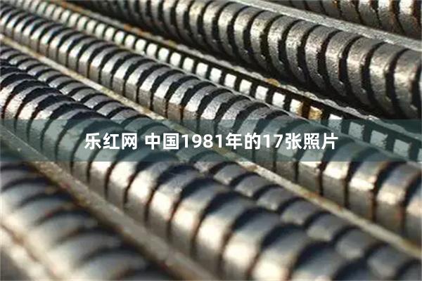 乐红网 中国1981年的17张照片