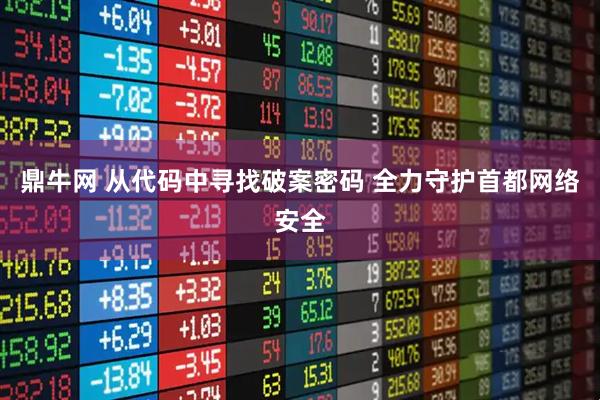 鼎牛网 从代码中寻找破案密码 全力守护首都网络安全